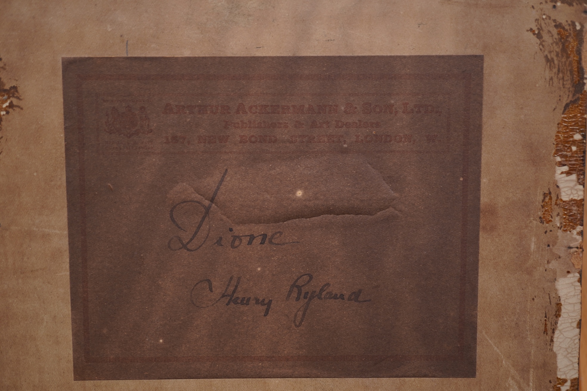 Henry Ryland RI, (1856-1924), 'Dione'